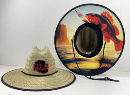 Chapeau de paille tressée