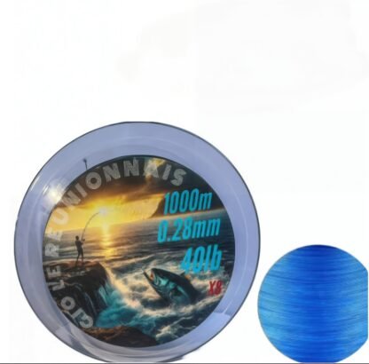 Fil de pêche tressé X8 – 1 000 mètres ULTRA RÉSISTANT | Idéal mer & rivière