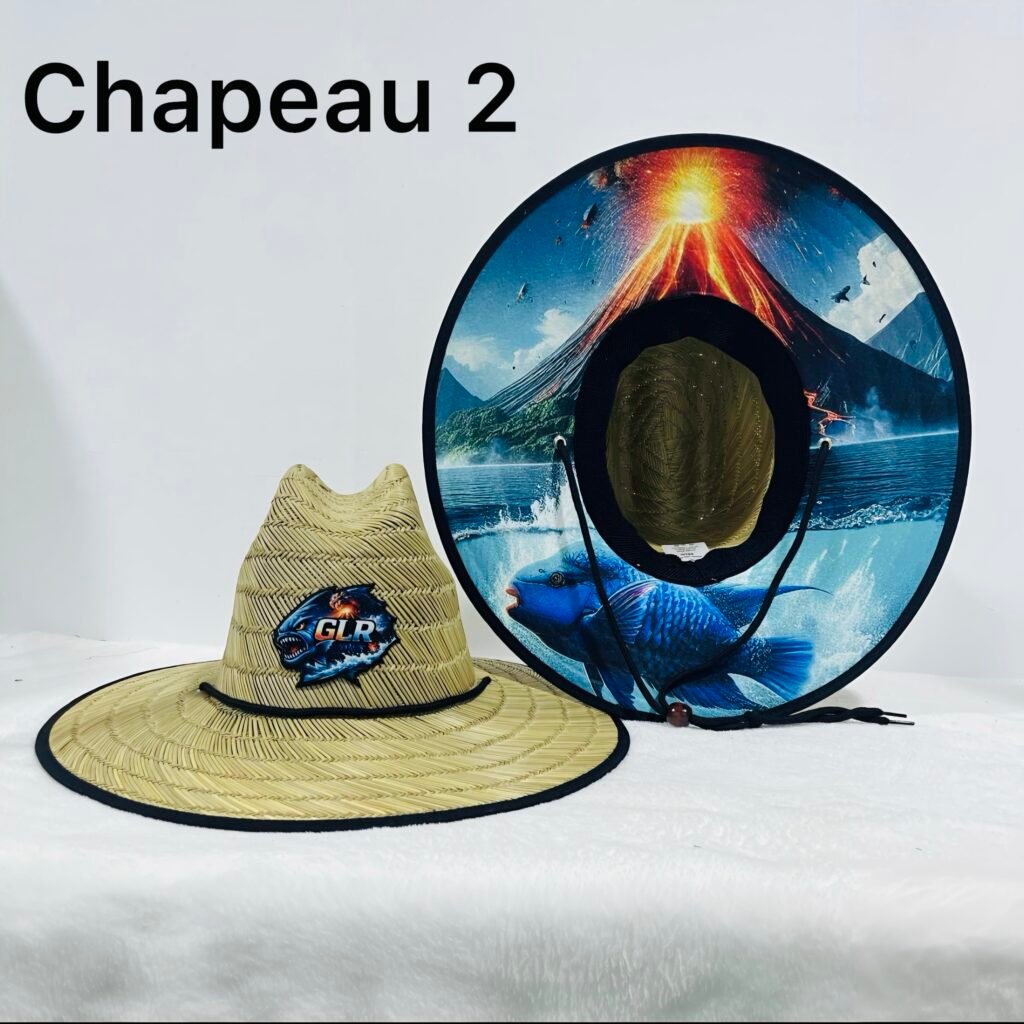 Chapeau de paille tressée
