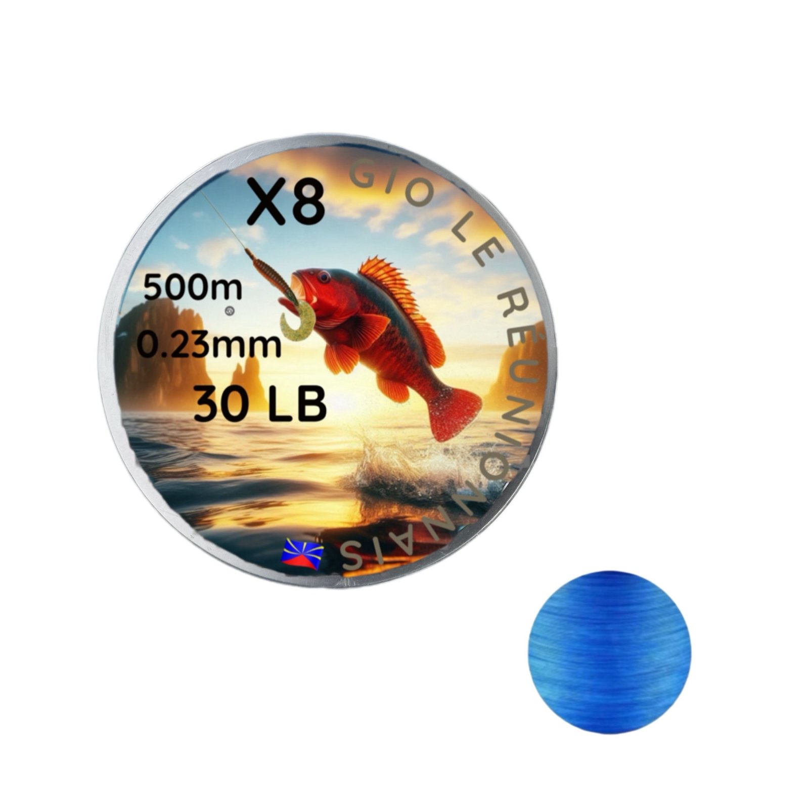 Fil de pêche tressé X8 – 1 000 mètres et 500 mètres ULTRA RÉSISTANT | Idéal mer ; rivière ⭐⭐⭐⭐ – Image 6
