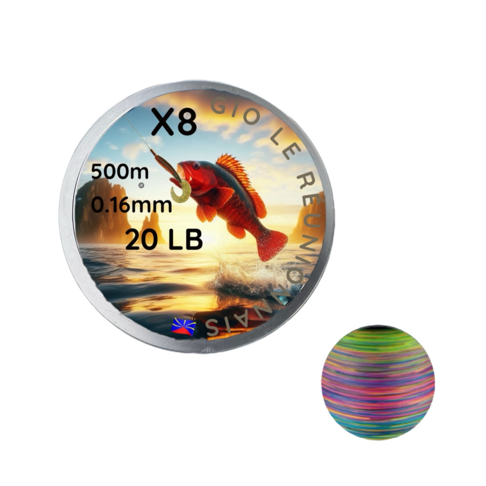 Fil de pêche tressé X8 – 1 000 mètres et 500 mètres ULTRA RÉSISTANT | Idéal mer ; rivière ⭐⭐⭐⭐ – Image 5