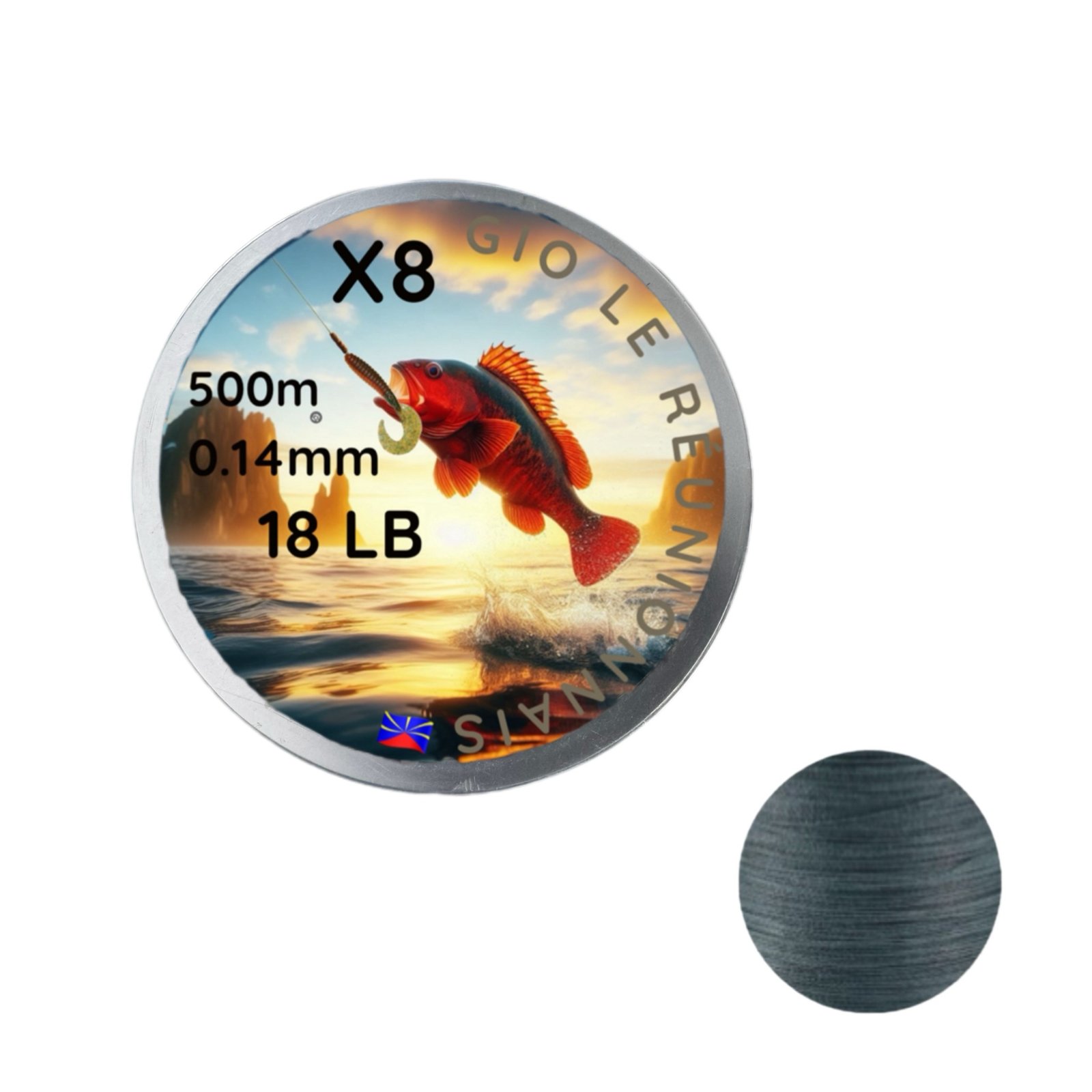 Fil de pêche tressé X8 – 1 000 mètres et 500 mètres ULTRA RÉSISTANT | Idéal mer ; rivière ⭐⭐⭐⭐ – Image 4