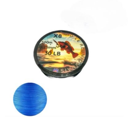 Fil de pêche tressé X8 en 500 mètres (0,14mm , 0,16mm ou 0,23mm) – Image 5