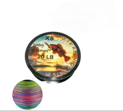Fil de pêche tressé X8 en 500 mètres (0,14mm , 0,16mm ou 0,23mm) – Image 3