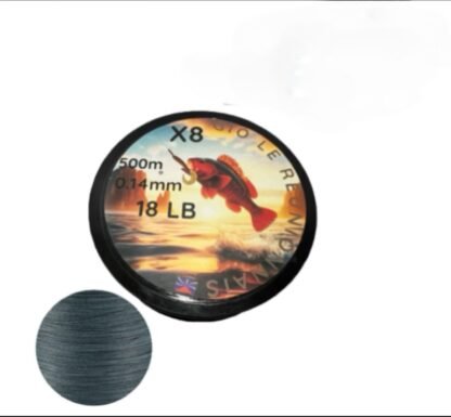 Fil de pêche tressé X8 en 500 mètres (0,14mm , 0,16mm ou 0,23mm) – Image 2