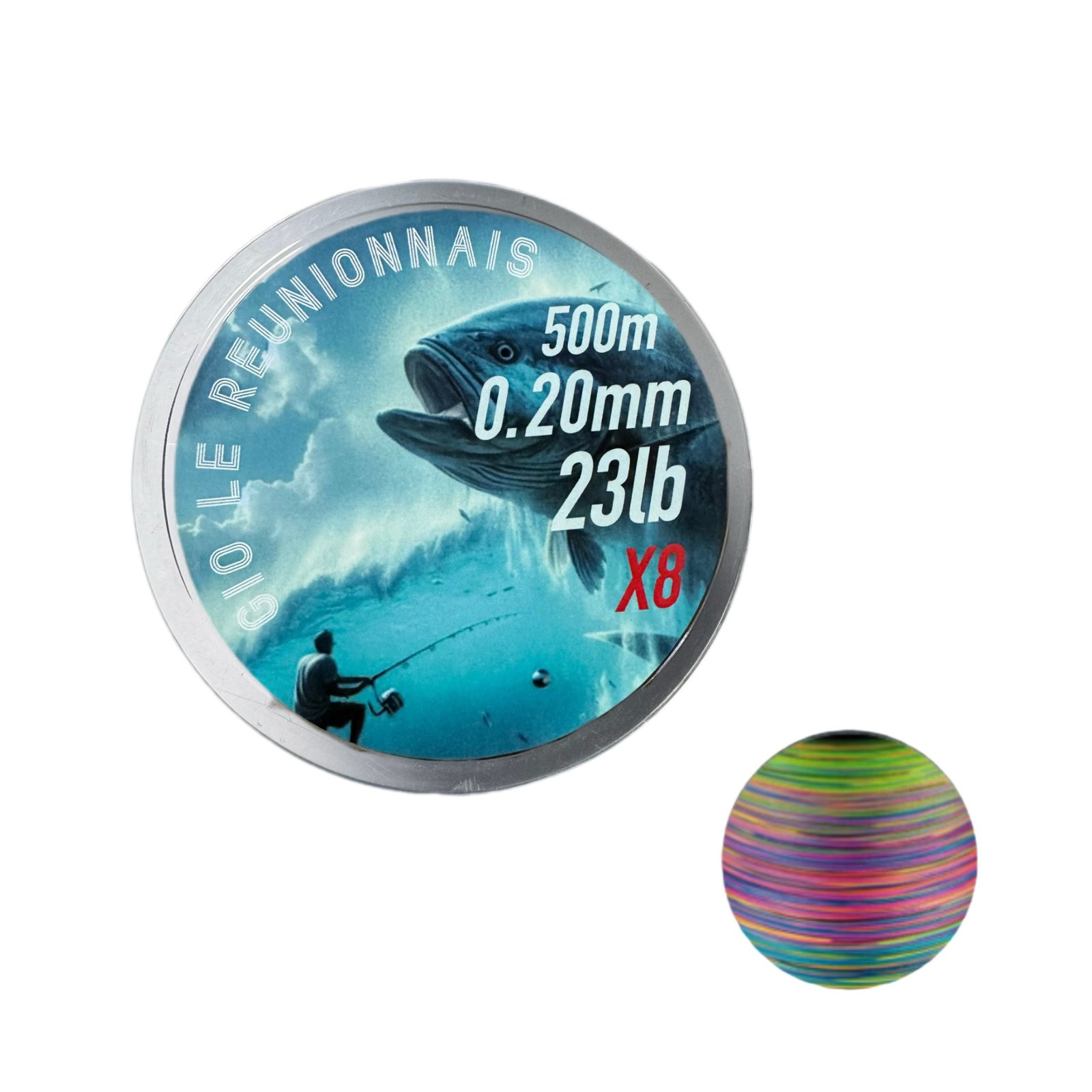Fil de pêche tressé X8 – 1 000 mètres et 500 mètres ULTRA RÉSISTANT | Idéal mer ; rivière ⭐⭐⭐⭐ – Image 2