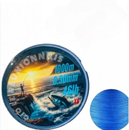 Fil de pêche tressé X8 – 1 000 mètres ULTRA RÉSISTANT | Idéal mer & rivière – Image 4