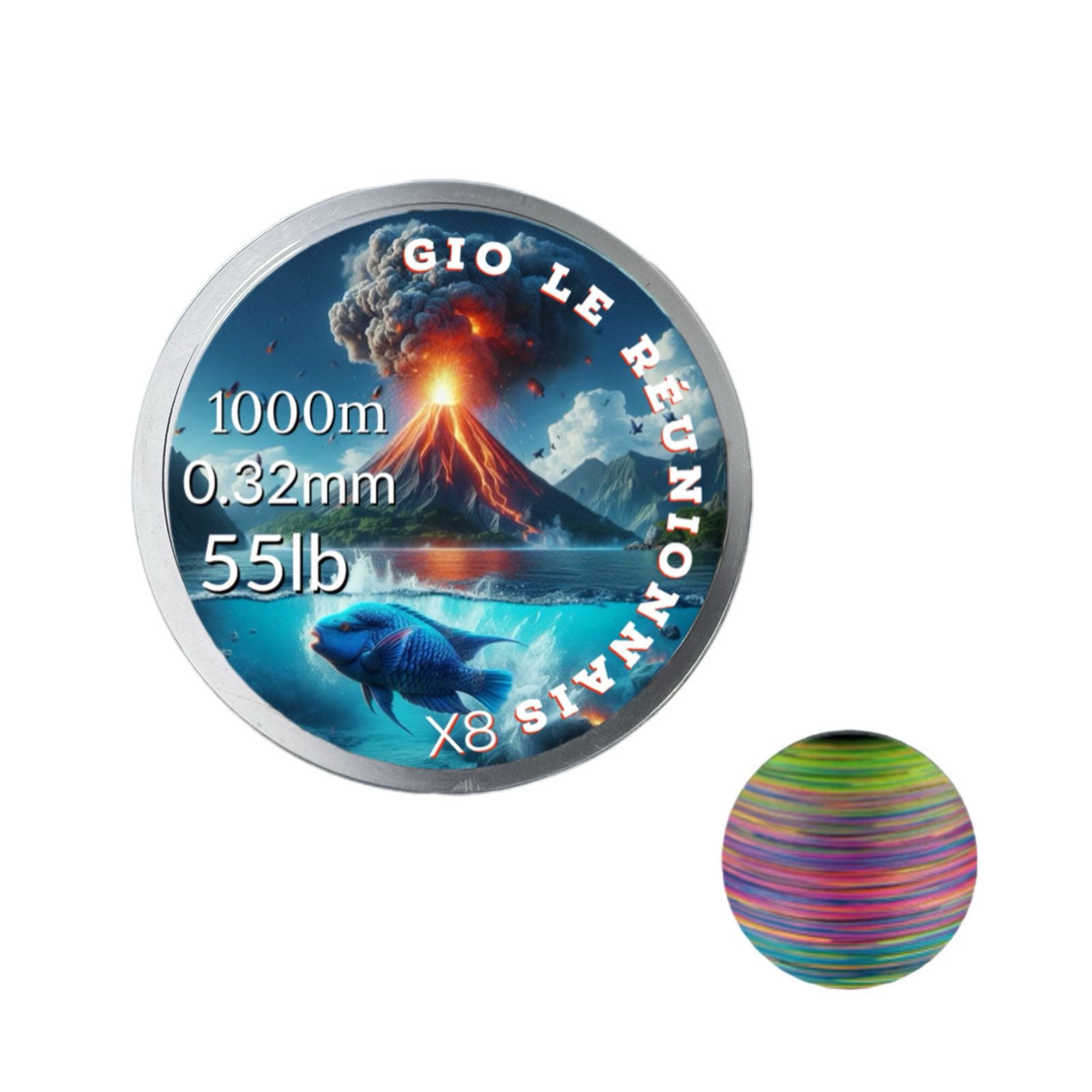 Fil de pêche tressé X8 – 1 000 mètres et 500 mètres ULTRA RÉSISTANT | Idéal mer ; rivière ⭐⭐⭐⭐ – Image 8