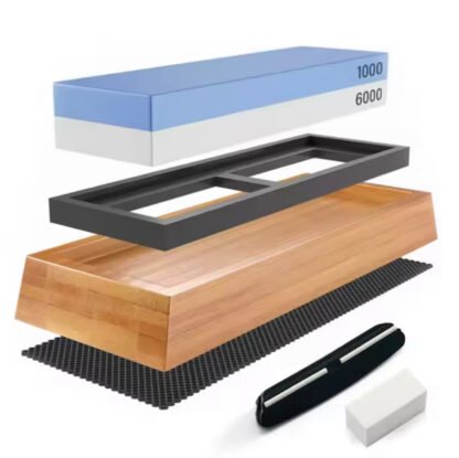 Pierre à aiguiser double face 1000/3000 ou 1000/6000 ou 1000/8000 – L’outil essentiel pour un affûtage précis et durable
