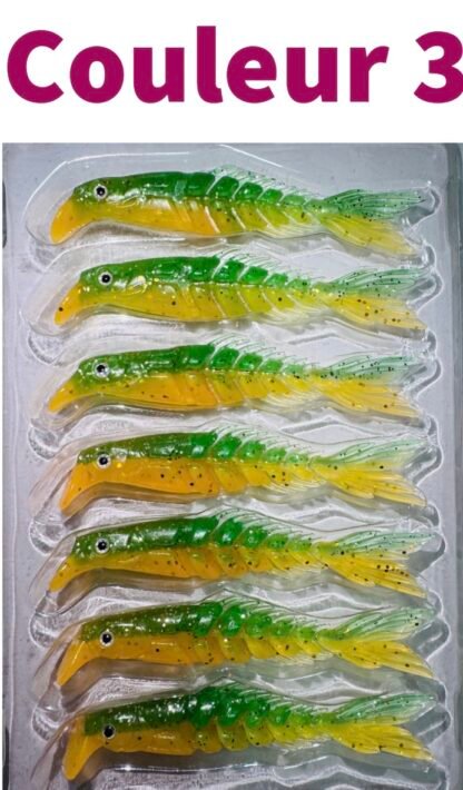 🐟 Leurre Souple Articulé à Lèvre – 8 cm | Nage Réaliste & Efficacité Redoutable | Lot de 7 pcs (6,93€) et Lot de 35 pcs (PROMO à 30€ au lieu de 34,65€) – Image 5
