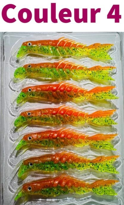 🐟 Leurre Souple Articulé à Lèvre – 8 cm | Nage Réaliste & Efficacité Redoutable | Lot de 7 pcs (6,93€) et Lot de 35 pcs (PROMO à 30€ au lieu de 34,65€) – Image 4