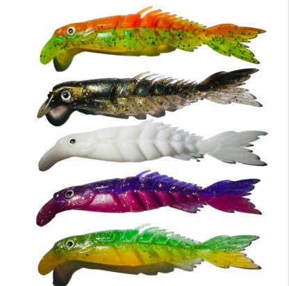 🐟 Leurre Souple Articulé à Lèvre – 8 cm | Nage Réaliste & Efficacité Redoutable | Lot de 7 pcs (6,93€) et Lot de 35 pcs (PROMO à 30€ au lieu de 34,65€) – Image 2