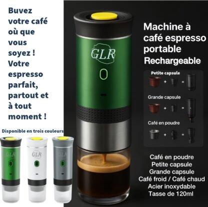 Machine à Café Espresso Portable et Rechargeable – 3 en 1 – Image 2