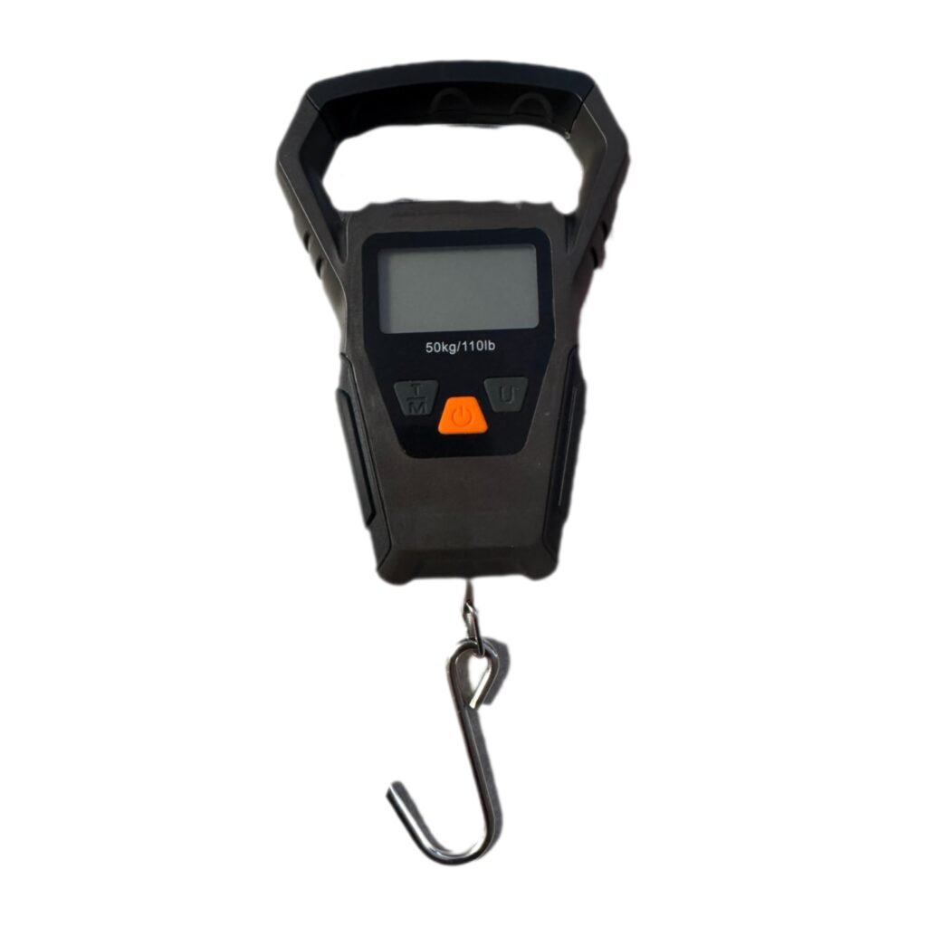 Balance de Pêche Étanche (50g à 50kg) + ruban de mesure de 1,50m intégré