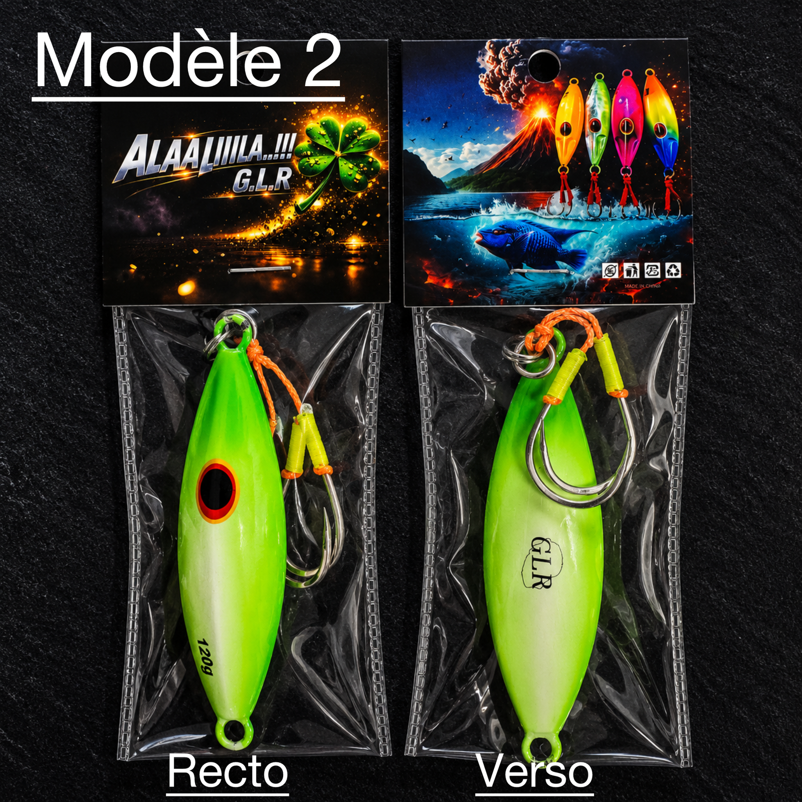 JIG | 7 couleurs | Poids de 30g , 40g, 60g, 80g, 100g et 120g – Image 3