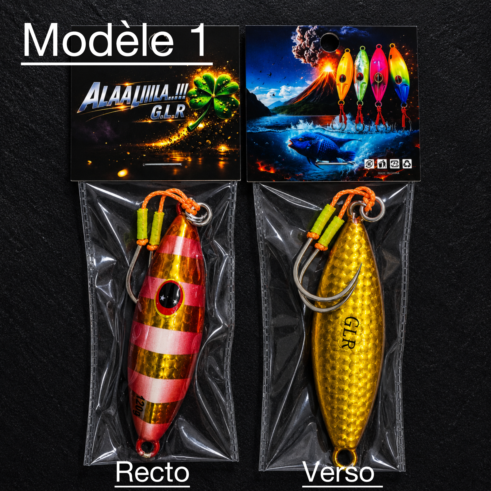 JIG | 7 couleurs | Poids de 30g , 40g, 60g, 80g, 100g et 120g – Image 2