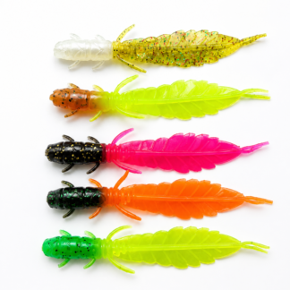 Leurres souples de 7,5 cm / 5 coloris différents