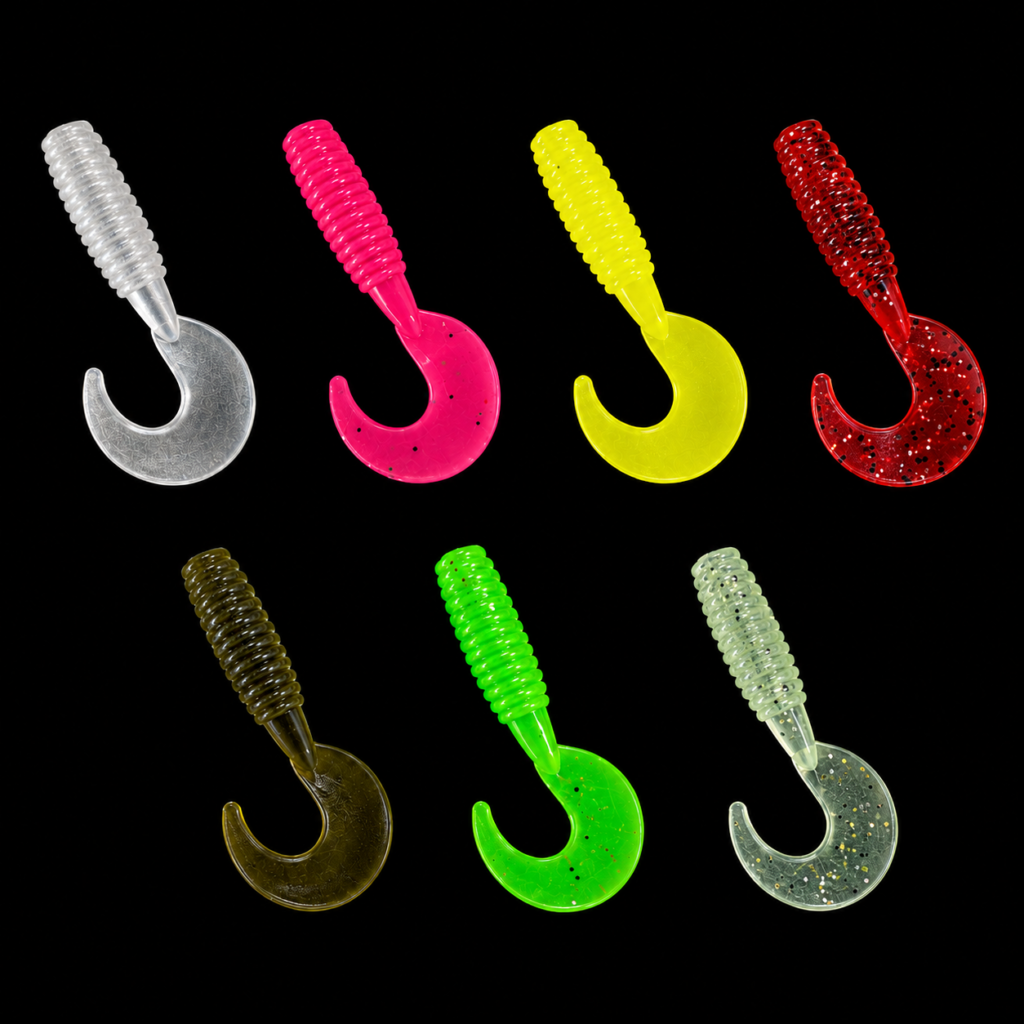 Leurres souples virgule 3 cm