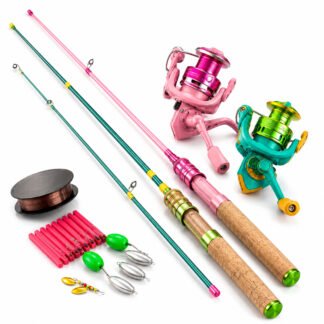 Canne à pêche enfant 1,98 m (2 brins) / Canne seule, Moulinet seul ou Ensemble complet